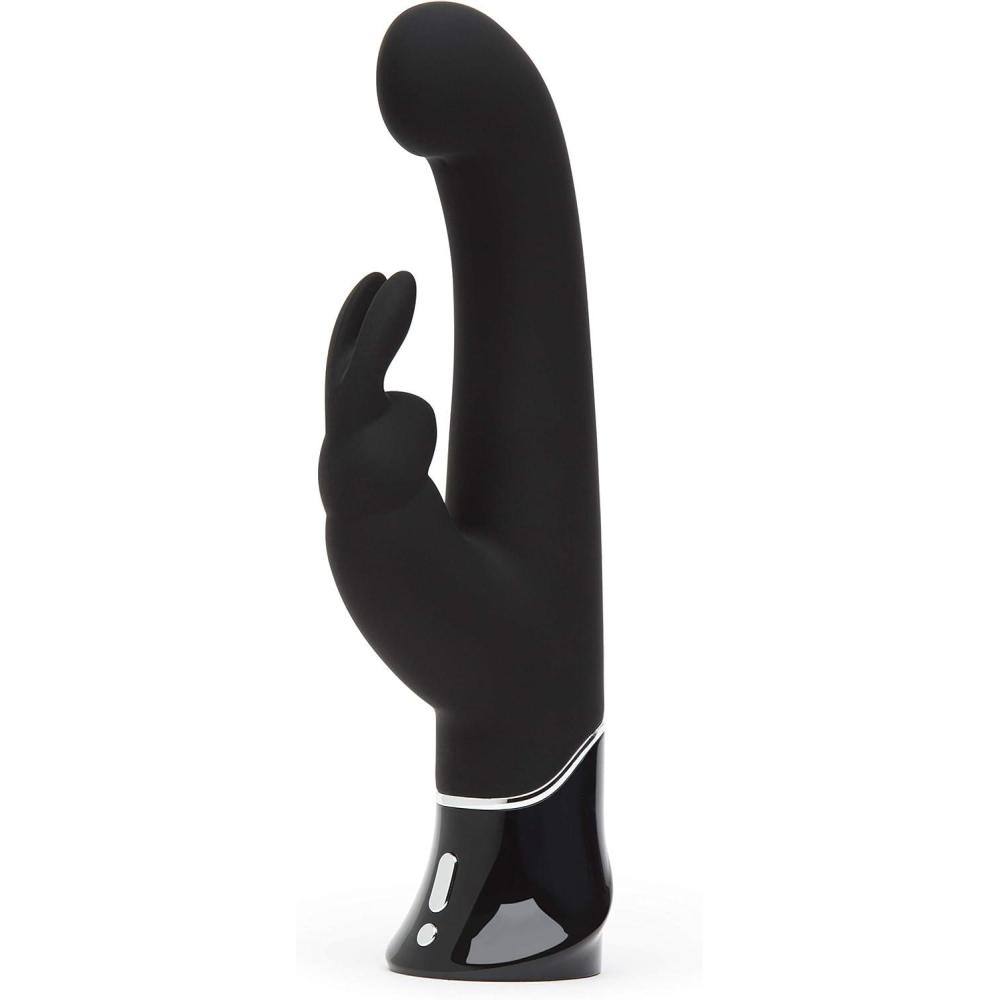 imageFifty Shades of Grey Greedy Girl Rabbit Vibrator 55 Inch Silicone G Spot Vibrator for Women Vibrating Dildo Dual Stimulation Adult Sex Toy Waterproof Personal Massager Gifts for Women Black
