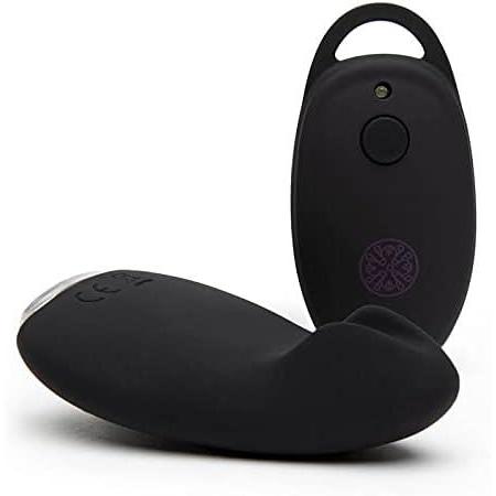 imageLovehoney Black Mantric Rechargeable Remote Control Knicker Vibrator Silicone 10 Functions