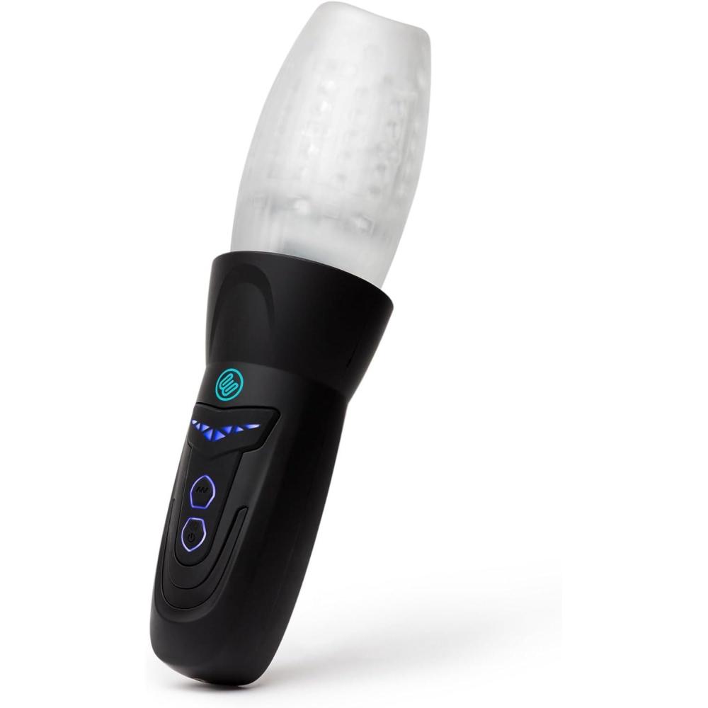 imageLovehoney Blowmotion Blowjob Real Feel Male Masturbator Adult Toy Rechargeable Pocket Pussy with Rotating Thrusting amp Vibration Modes 3 Inch Insertable Length Penis Sex Toy for Men SelfPleasure
