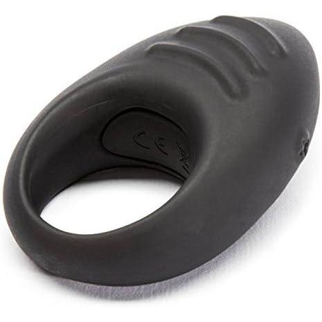 imageLovehoney Desire Luxury Vibrating Cock Ring  Textured Silicone Penis Ring  20 Function Vibrating Stimulator for Couples Sex  Rechargeable  Waterproof  Black