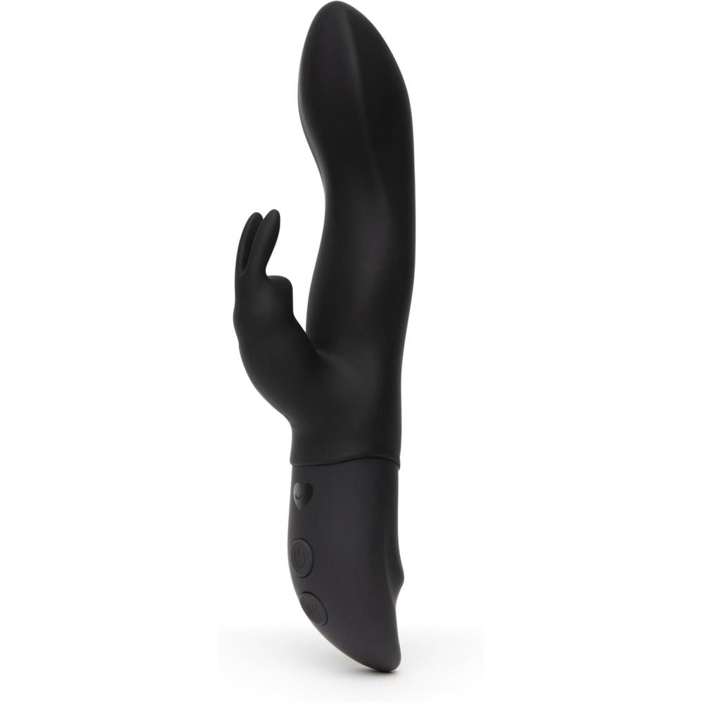 imageLovehoney Girthy Rabbit Vibrator for Women Silicone Vibrating Dildo G Spot Personal Massager 7 Powerful Vibration Modes Rechargeable Clitoral Stimulator Adult Sex Toys amp Games for Couples