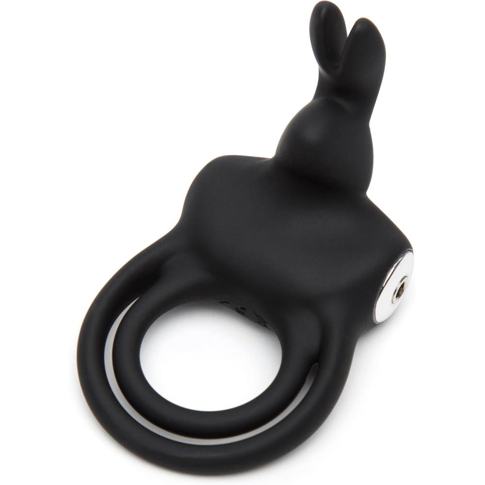 imageLovehoney Happy Rabbit Vibrating Cock Ring Male Sex Toy  Silicone Stretchy Penis Ring Enhancer for Shaft amp Balls  Clitoral Stimulator with 12 Modes  Adult Couples Sex Toy Erection Enlarger Support