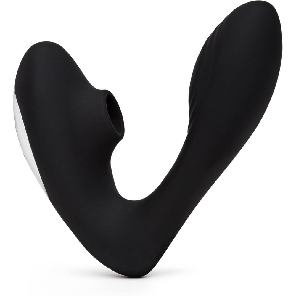 imageLovehoney Indulge Stroking Clit Sucker Sex Toy Clitoris amp G Spot Stimulator Vibrator for Women Vibrating Finger Massager Adult Sex Toy Suction Dildo Vibrator Clitoral G Spot Stimulation Black