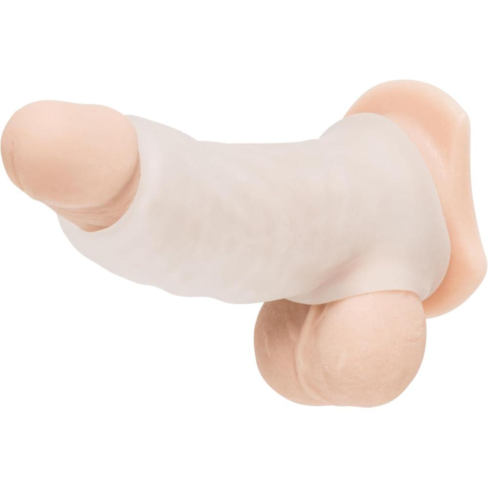 imageLovehoney Mega Mighty Penis Sleeve with Ball Loop Realistic Male Adult Sex Toy Stretchy Cock Sleeve for Pleasure Adult Sex Toy for Men Girth Enhancement amp Open Ended for Penis Head Stimulation