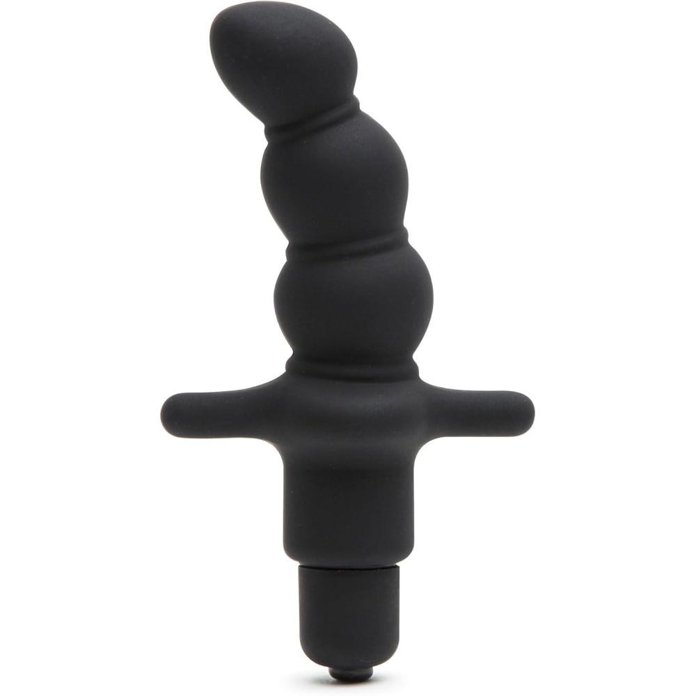 imageLovehoney Pleasure Probe Vibrating Prostate Massager Adult Sex Toys for Men Women amp Couples Bulbed Anal Vibrator with Removeable Bullet Vibrator Curved Silicone Butt Plug Anal Dildo with 10 Modes