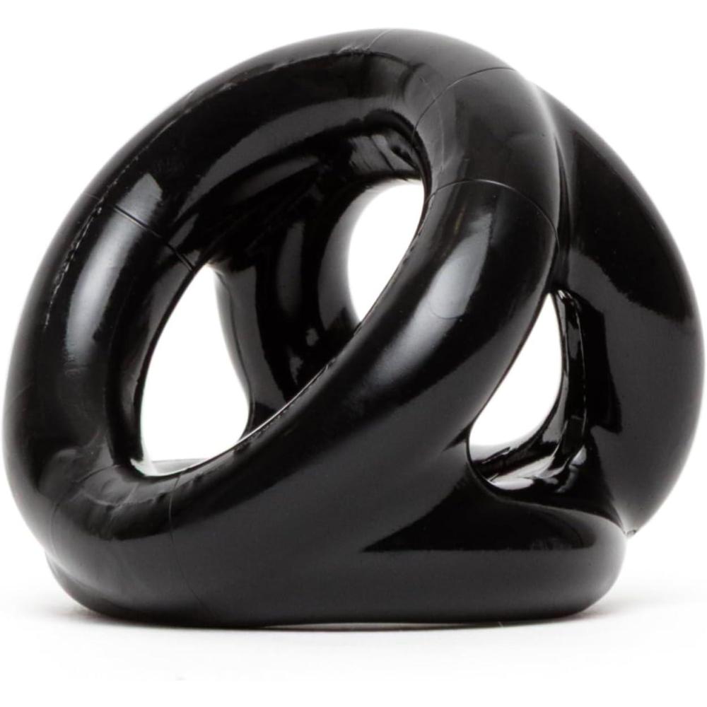 imageLovehoney Stretchy Triple Cock Ring amp Ball Sling Male Sex Toy Flexible Penis Ring Enhancer for Shaft and Balls Adult Couples Sex Toy Erection Enlarger Support for Harder amp LongLasting Sensations