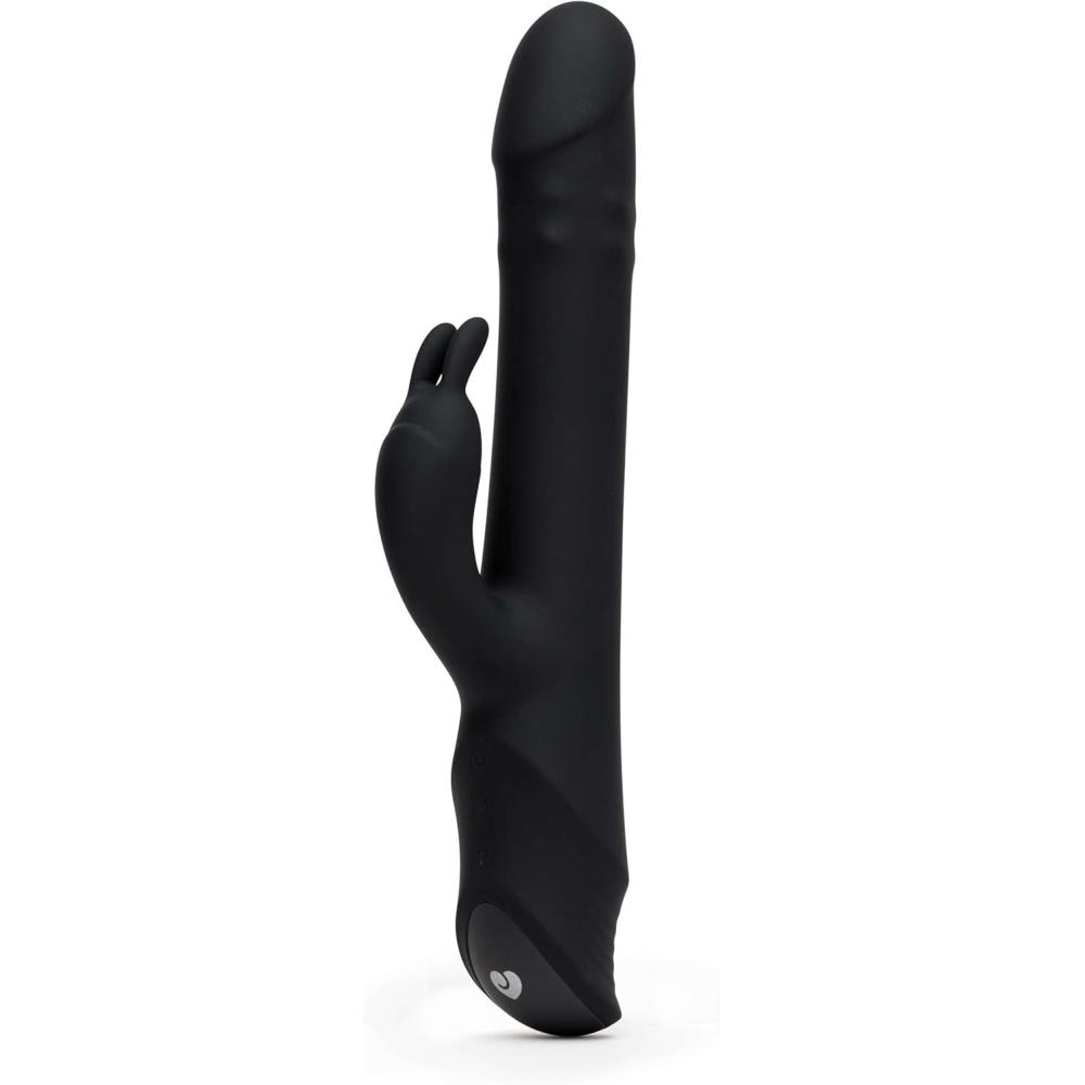 imageLovehoney Thrusting Rabbit Vibrator for Women  Silicone Thrusting Dildo G Spot Personal Massager  10 Powerful Vibration Modes  Rechargeable Clitoral Stimulator  Adult Sex Toys amp Games for Couples