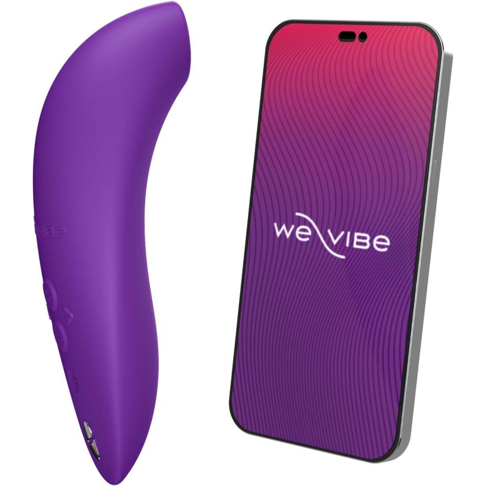 imageWeVibe Melt 2 Clitoris Vibrator Clitoral Stimulator Adult Sex Toys for Women Clit Sucker Female Personal Massager App Control Suction Masturbator 12 Intensities amp 6 Sucking Patterns Purple