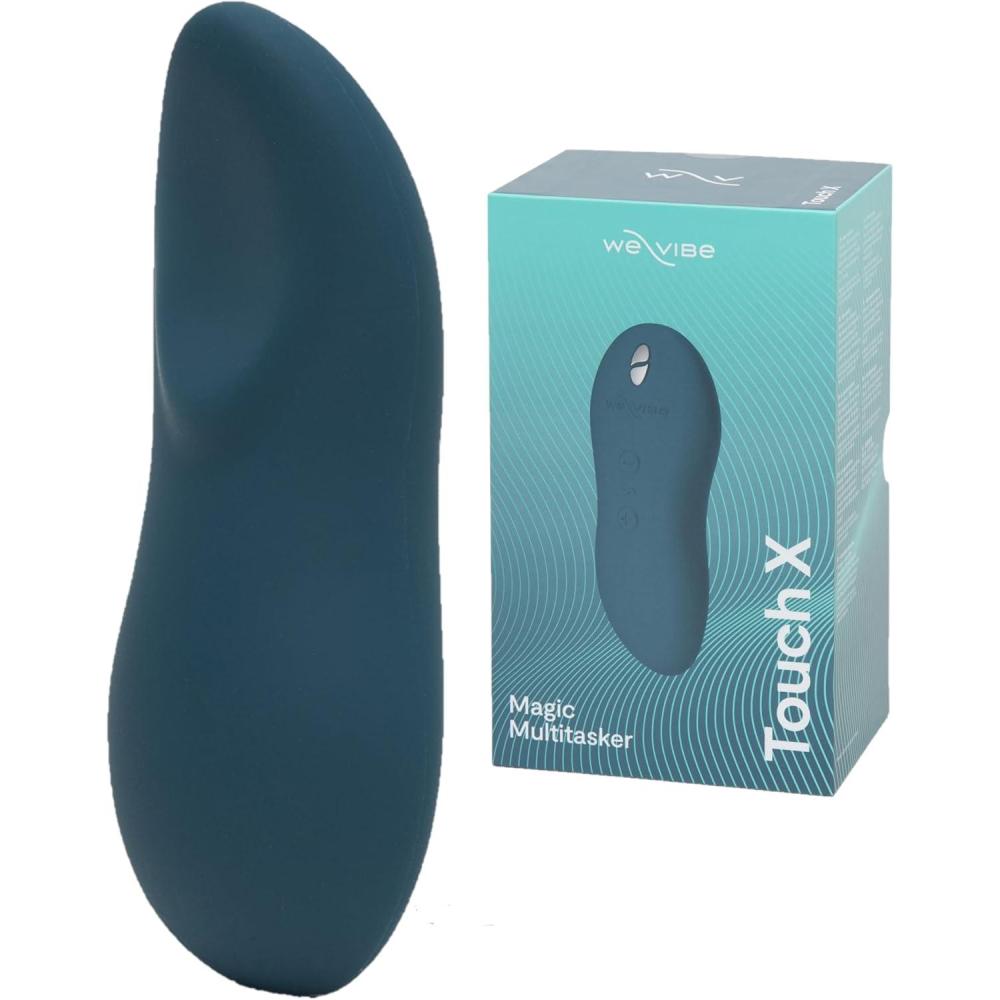 imageWeVibe Touch X Lay On Vibrator  Vibrating Mini Bullet Sex Toys for Women  Clitoral Stimulator Personal Massager  8 Intensity Levels amp 7 Vibration Modes Adult Toys amp Sexual Pleasure Tools  Green