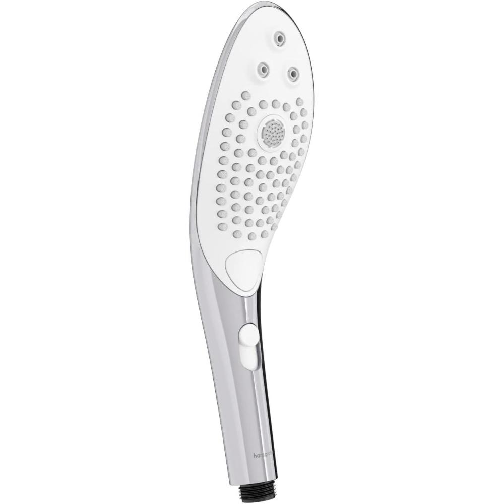 imageWomanizer Wave Multifunction Shower Head Special Jet Water Powered Personal Massager 2in1 Showerhead for Women Control 3 Pattern Settings Handheld Water Pressure Massage Tool ChromeChrome
