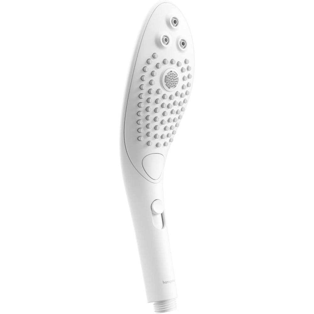 imageWomanizer Wave Multifunction Shower Head Special Jet Water Powered Personal Massager 2in1 Showerhead for Women Control 3 Pattern Settings Handheld Water Pressure Massage Tool ChromeWhite