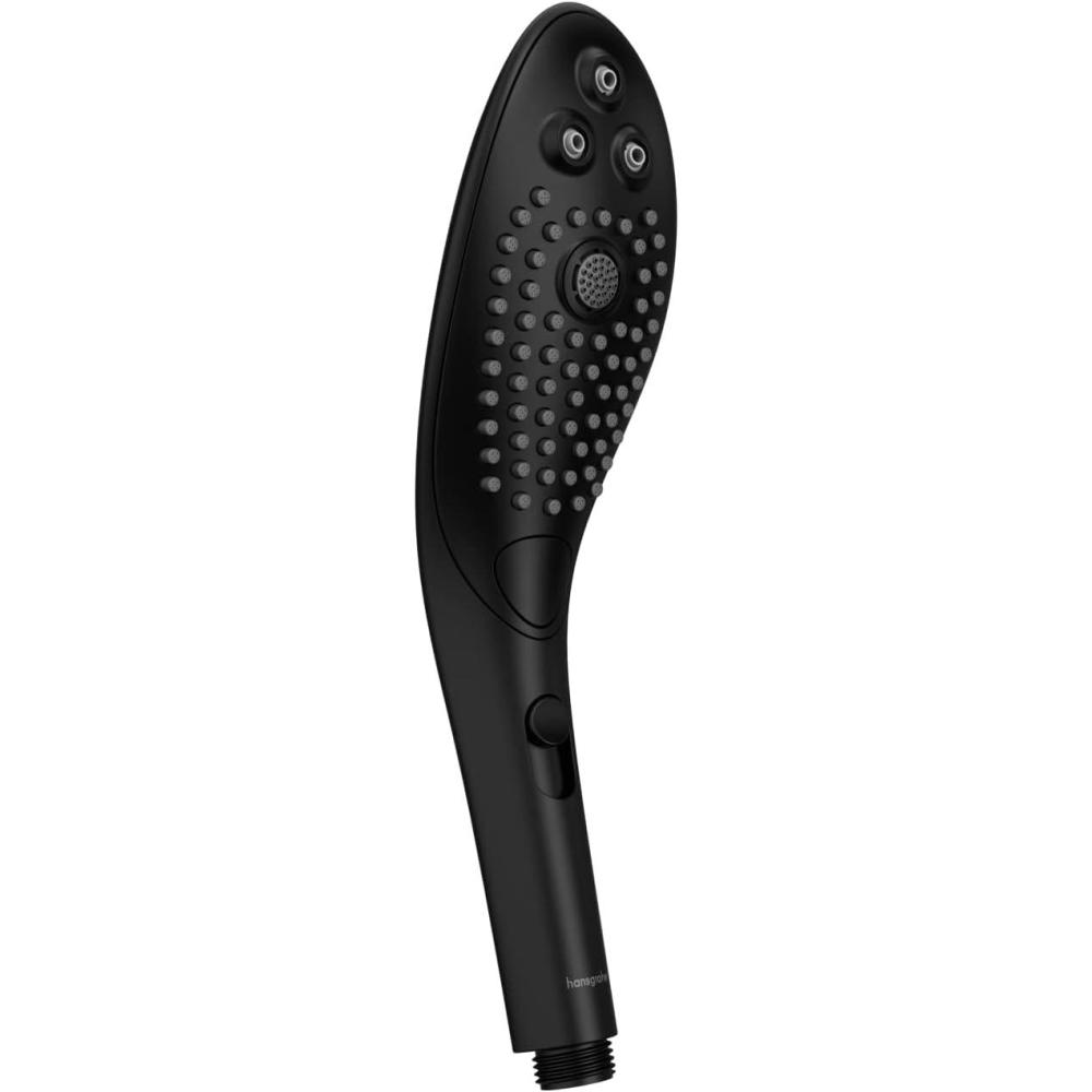 imageWomanizer Wave Multifunction Shower Head Special Jet Water Powered Personal Massager 2in1 Showerhead for Women Control 3 Pattern Settings Handheld Water Pressure Massage Tool ChromeBlack