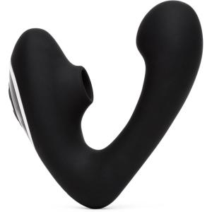 Fifty Shades of Grey Greedy Girl Duet | Stroking Clit Sucker Sex Toy | Clitoris & G Spot Vibrator for Women | Clitoral Suction Adult Sex Toy | Vibrating Dildo G Spot Stimulation Stroking Massager