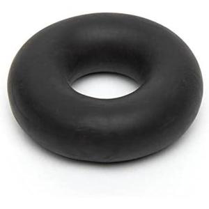 Lovehoney Donut Cock Ring Sex Toys for Men | Ultra Thick Stretchy Penis Ring for Longer Lasting Stronger Erections | Male Sexual Pleasure Tools for Enhancing Erections | Couples Sex Toys | Clear(Black)