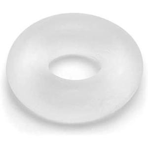 Lovehoney Donut Cock Ring Sex Toys for Men | Ultra Thick Stretchy Penis Ring for Longer Lasting Stronger Erections | Male Sexual Pleasure Tools for Enhancing Erections | Couples Sex Toys | Clear(Clear)