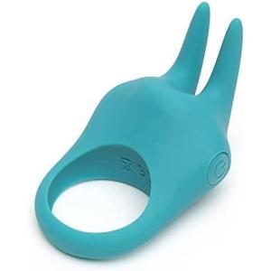 Lovehoney Ignite Rabbit Vibrating Cock Ring – Stretchy Silicone Penis Ring – 20 Function Stimulation Device for Couples Sex – Rechargeable – Waterproof – Turquoise