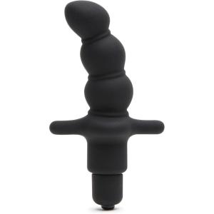 Lovehoney Pleasure Probe Vibrating Prostate Massager Adult Sex Toys for Men, Women & Couples | Bulbed Anal Vibrator with Removeable Bullet Vibrator | Curved Silicone Butt Plug Anal Dildo with 10 Modes