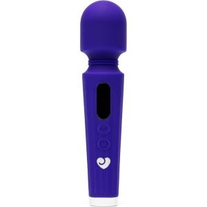 Lovehoney Power Play Wand Vibrator | Silicone Mini Vibrator Wand | 7 Powerful Vibrating Modes Adult Toy for Women | Discreet Personal Massager for Clitoral & Body Massage | Couples Sex Toys | Purple(Purple)