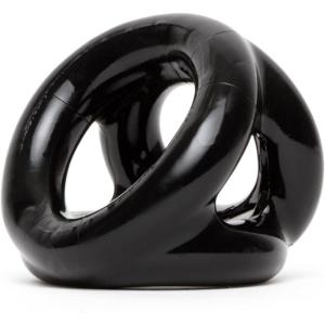 Lovehoney Stretchy Triple Cock Ring & Ball Sling Male Sex Toy | Flexible Penis Ring Enhancer for Shaft and Balls | Adult Couples Sex Toy Erection Enlarger Support for Harder & Long-Lasting Sensations