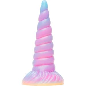 Lovehoney Unicorn Monster Dildo | Silicone Fantasy Dildo with Strong Suction Cup | 8 Inch Big Anal Toy for Men, Women & Couples | Thick Prostate Massager Adult Sex Toy | Realistic G Spot Sex Toy