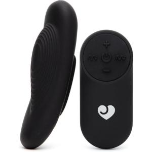 Lovehoney Wearable Panty Vibrator for Women | Remote Control Couples Sex Toys | Discreet Clitoral Stimulator Underwear Vibrator with 11 Vibration Modes | Silicone Personal Massager Adult Toy | Black