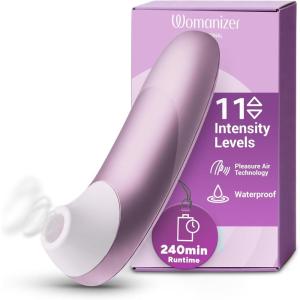 Womanizer Pro Clit Sucker Adult Toys | Clitoris Vibrator for Women & Couples | Vibrating Sex Toy | Clit Stimulator for Woman with 11 Suction Speeds | Waterproof Clitoral Stimulation Massager | Lilac(Lilac)