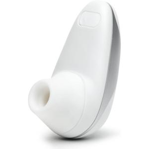 Womanizer Starlet Clitoris Vibrator Sex Toy | Clit Stimulator with 4 Suction Speeds | Vibrating Dildo Adult Toys for Women | Clit Sucker Sexual Pleasure Tools for Women | Personal Massager | Black(White)