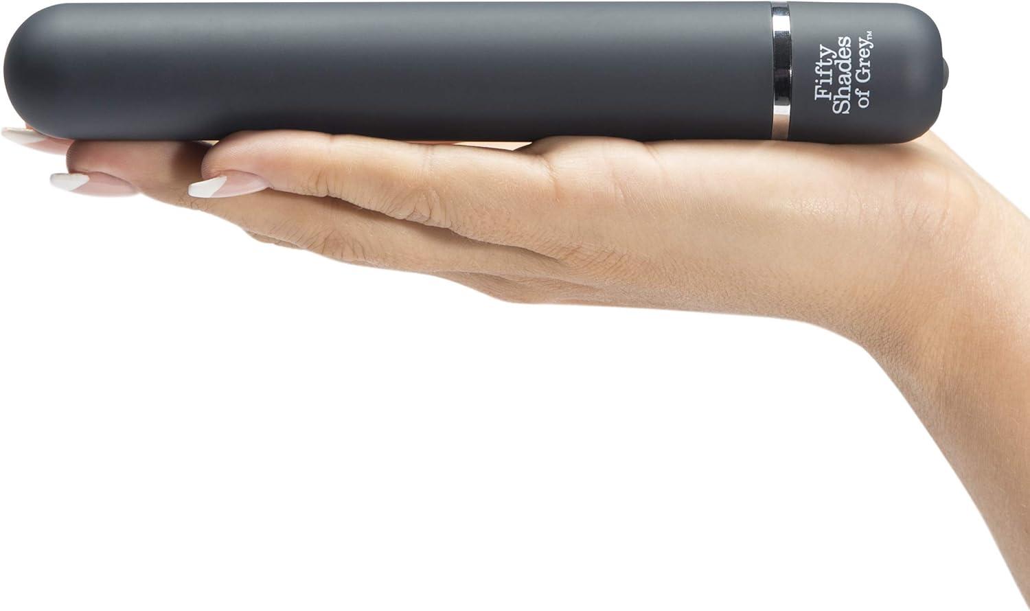 imageFifty Shades of Grey Charlie Tango Black Classic Vibrator with Smooth Tip 100 Waterproof