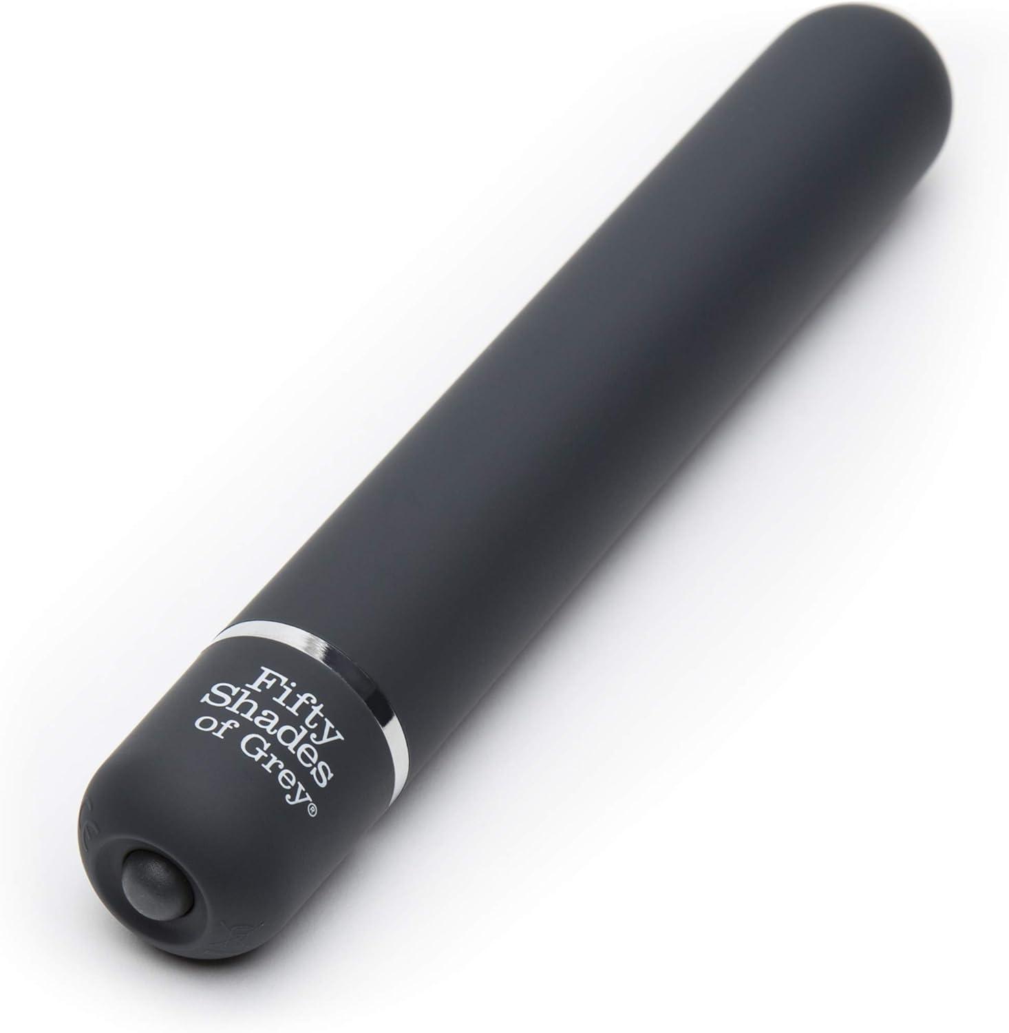 imageFifty Shades of Grey Charlie Tango Black Classic Vibrator with Smooth Tip 100 Waterproof