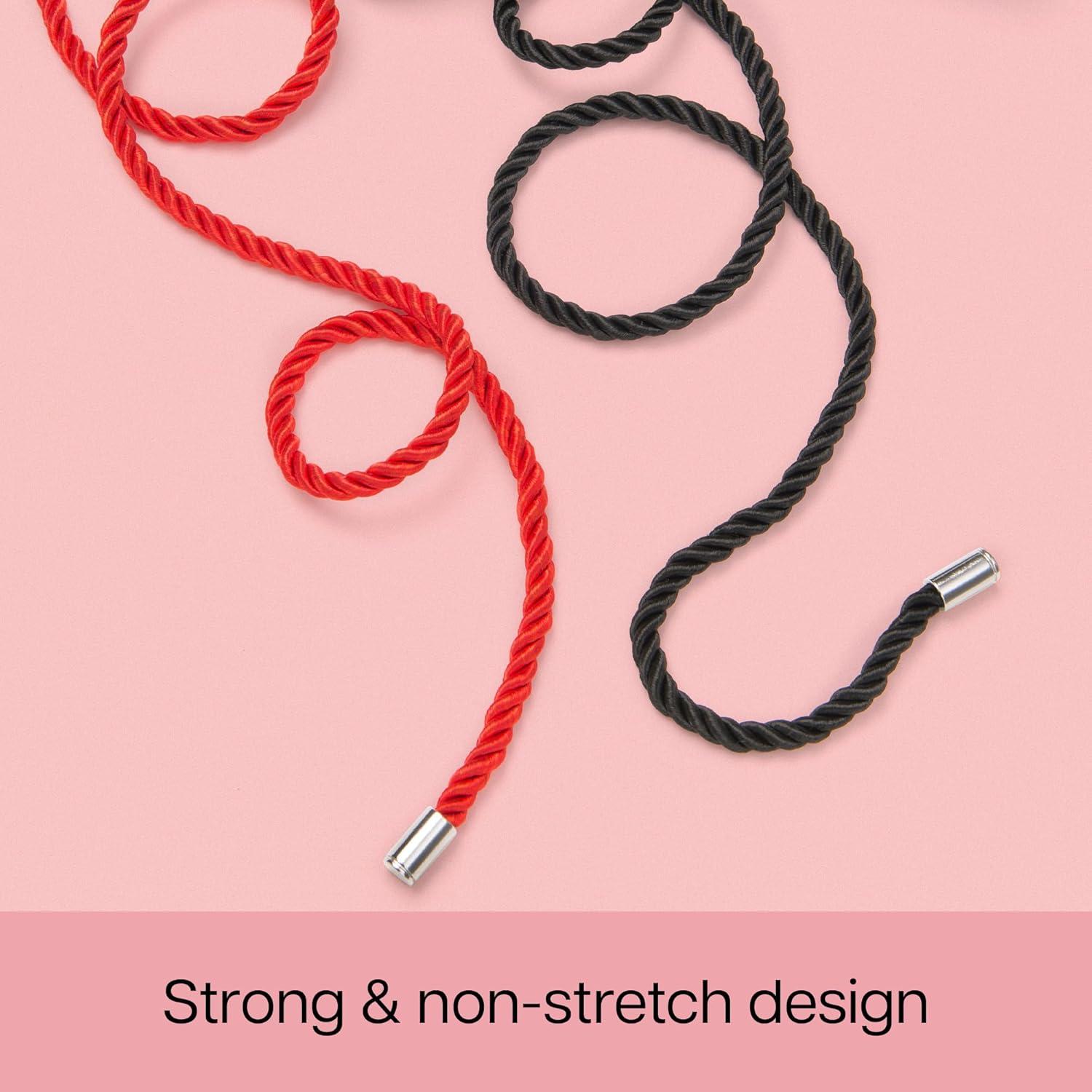 imageFifty Shades of Grey Restrain Me Bondage Rope 5m Silky amp Strong Twisted Bondage Rope with Zero Stretch Wrist or Ankle Restraint for Adults 2 Pack RedBlack