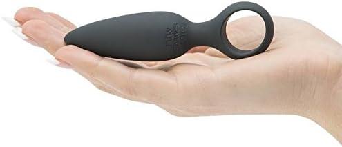 imageFifty Shades of Grey Something Forbidden Butt Plug 35 Inch Anal Plug with Finger Loop Waterproof amp Silicone Black