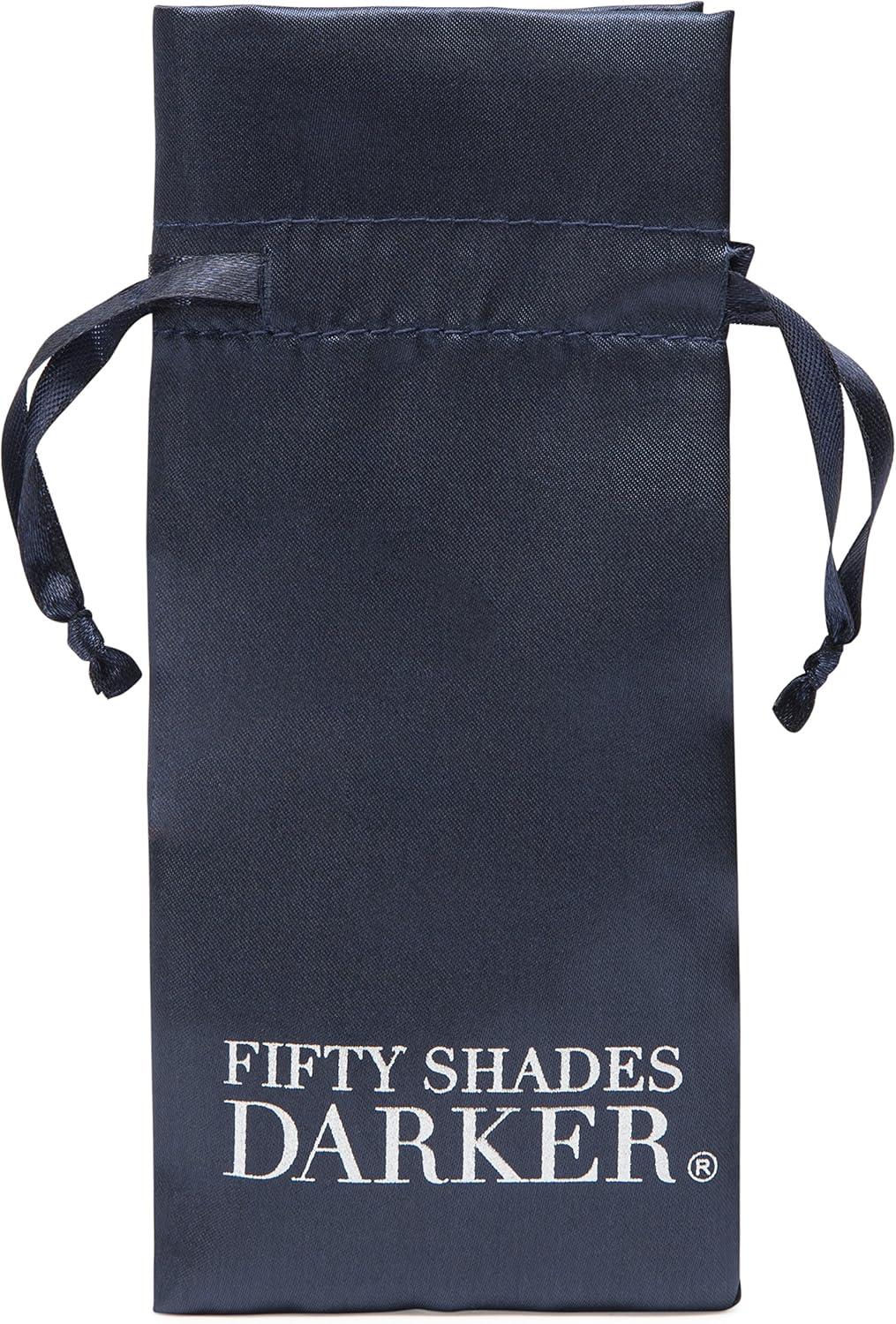 imageFifty Shades of Grey at My Mercy Nipple Clamps 27g Weighted Nipples Clamps with Chain Silicone Covered Tips for Stimulation Includes Satin Bag Silver