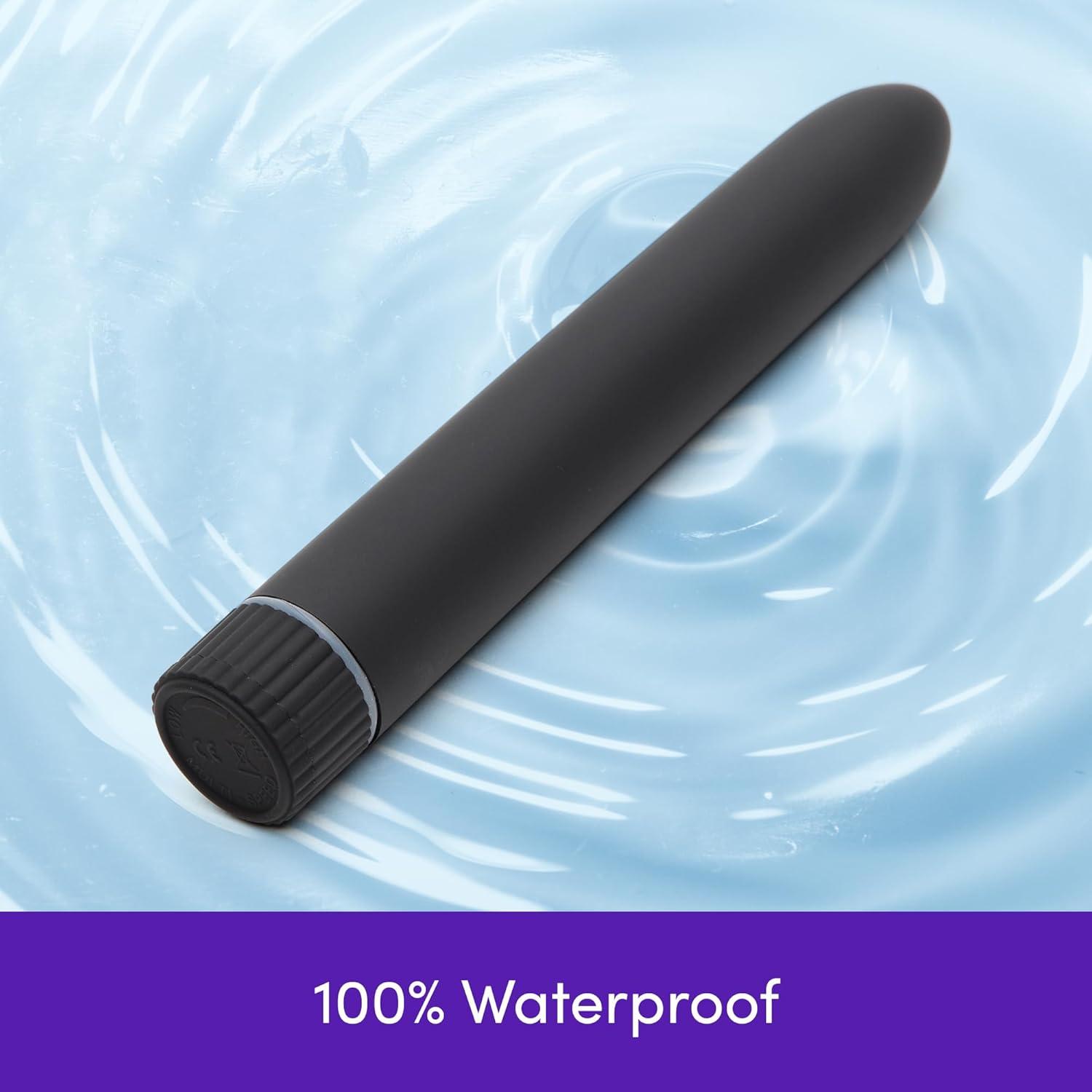 imageLovehoney Black Beauty Classic Vibrator Plastic Multispeed Vibrations Waterproof