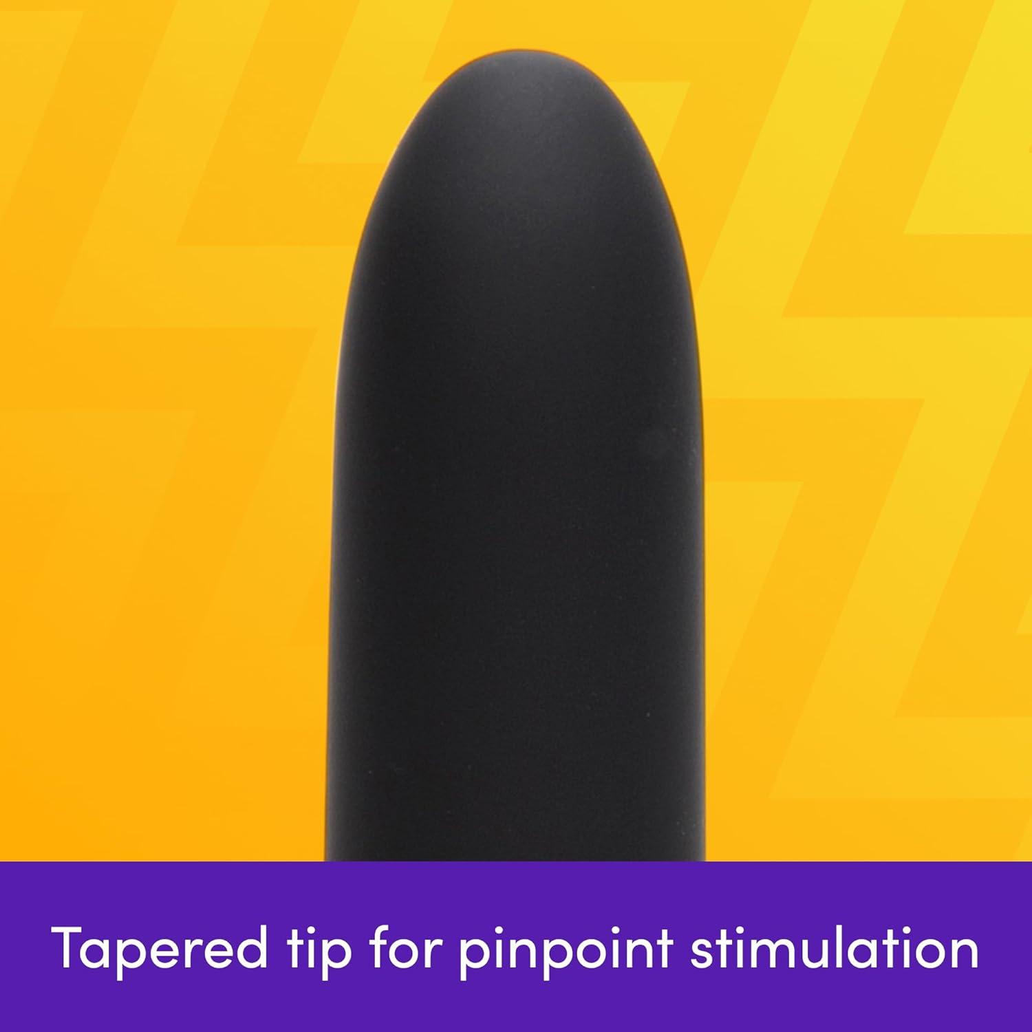 imageLovehoney Black Beauty Classic Vibrator Plastic Multispeed Vibrations Waterproof