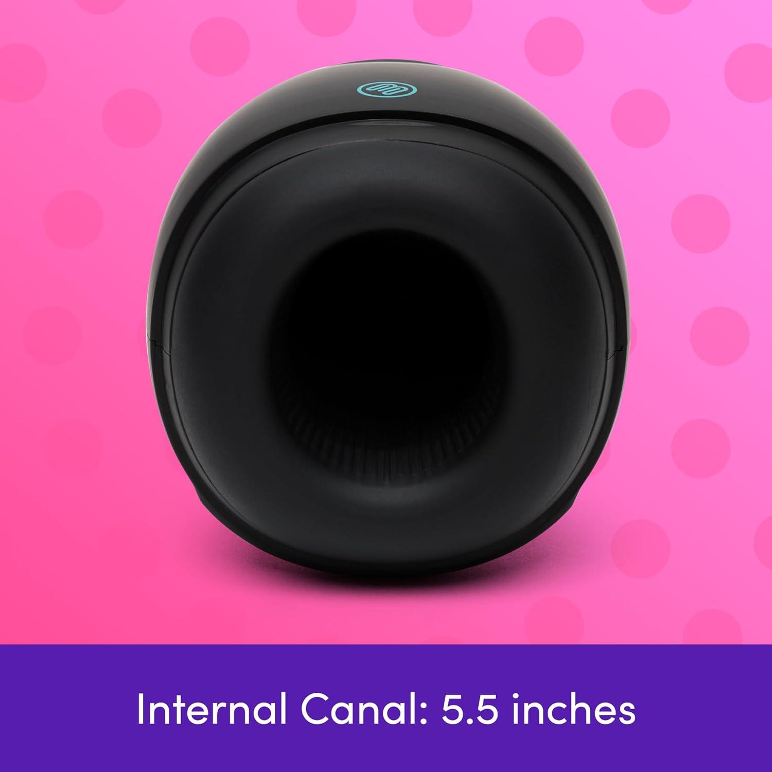 imageLovehoney Blowmotion Male Masturbator Lifelike Warming Male Sex Toy 10 Powerful Vibration Modes Pulsing Adult Sex Toys for Men Pocket Pussy Automatic Electric Penis Stroker Sexual Massager