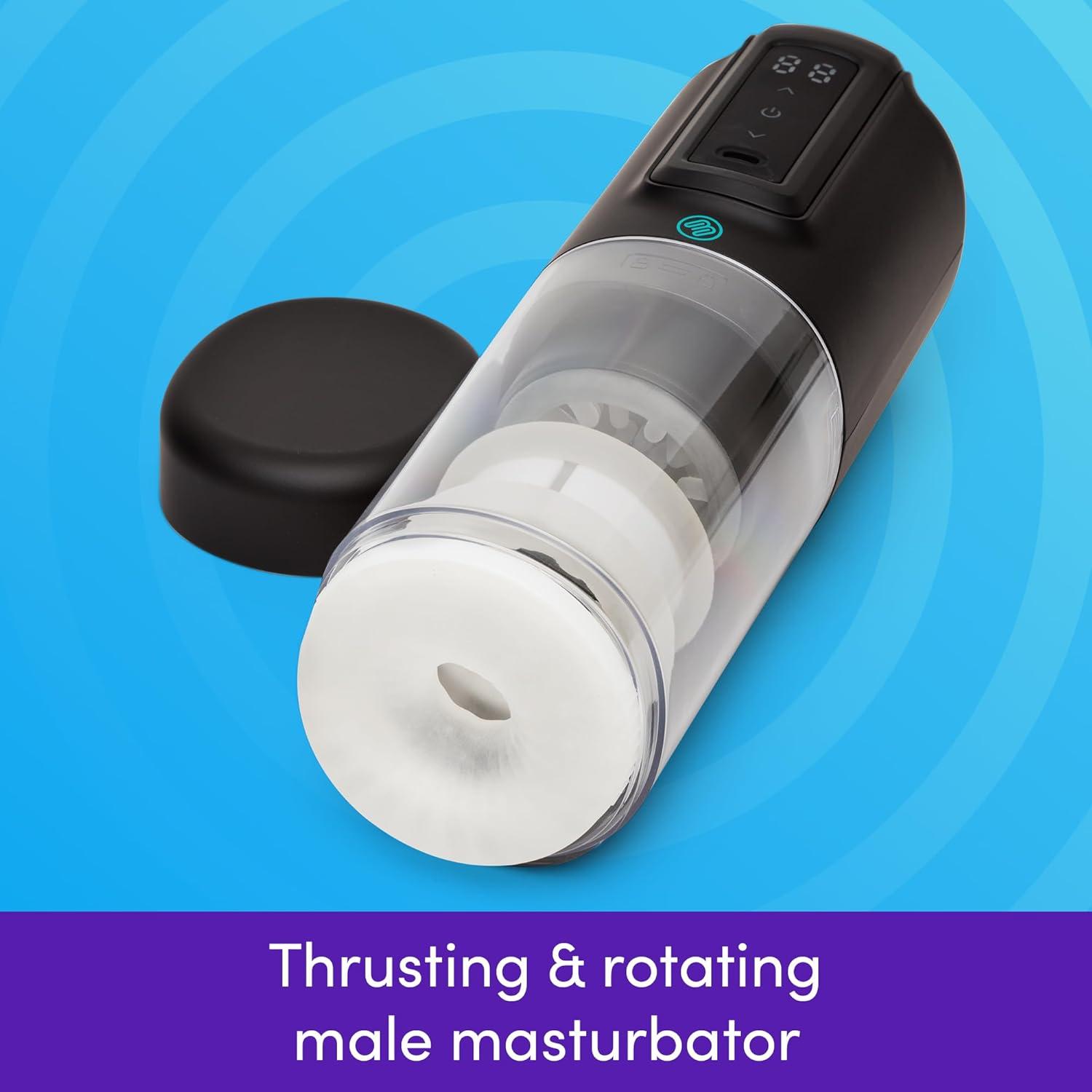 imageLovehoney Blowmotion Thrusting amp Rotating Male Masturbator Lifelike Textured Male Sex Toy Massager 4 Intense Powerful Modes Automatic Electric Penis Stroker Pocket Pussy Adult Sex Toys for Men