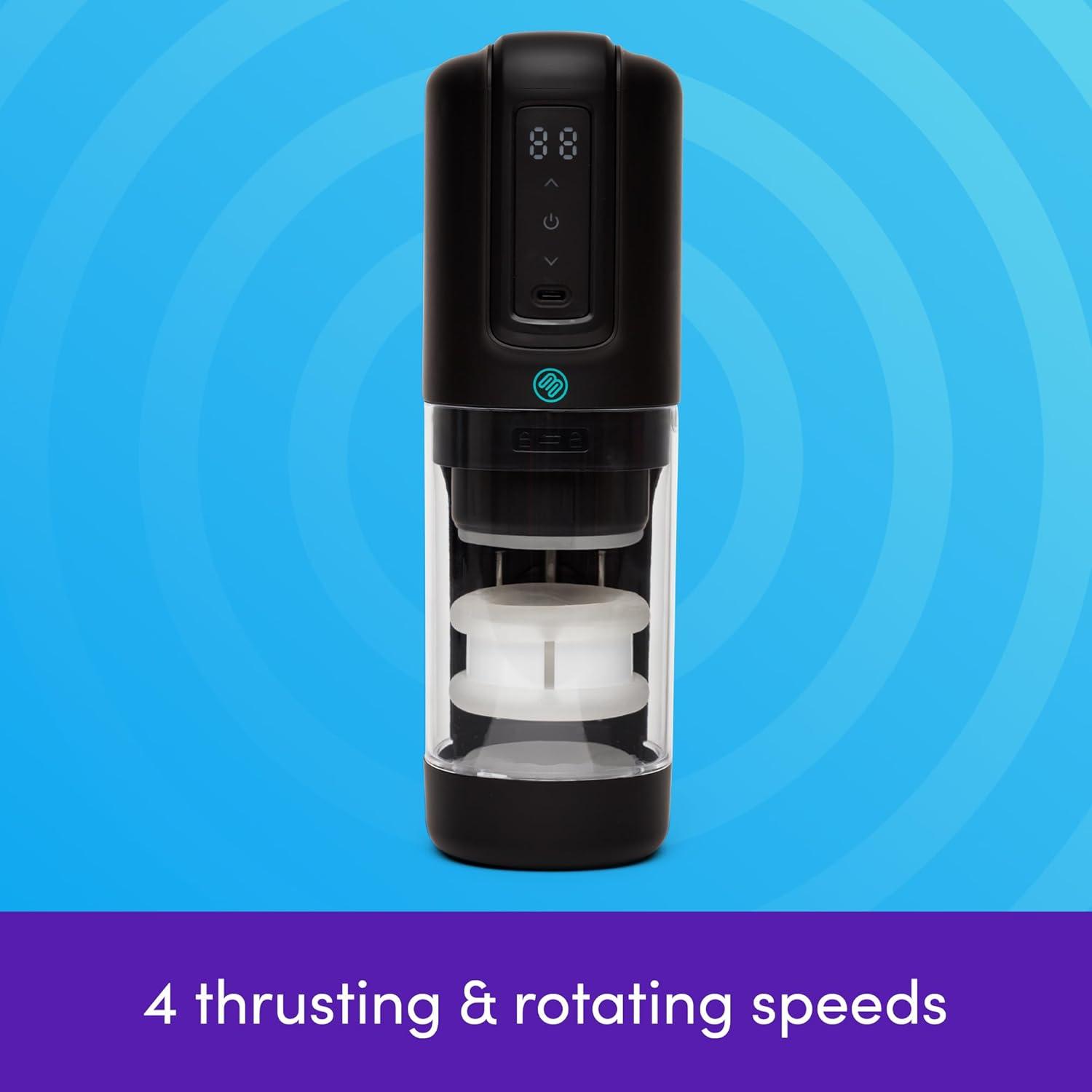 imageLovehoney Blowmotion Thrusting amp Rotating Male Masturbator Lifelike Textured Male Sex Toy Massager 4 Intense Powerful Modes Automatic Electric Penis Stroker Pocket Pussy Adult Sex Toys for Men
