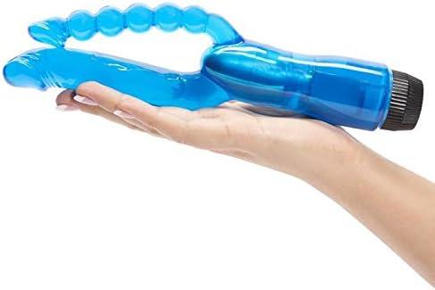 imageLovehoney Blue Double Lover Double Penetration Vibrator PVC Multispeed Vibrations