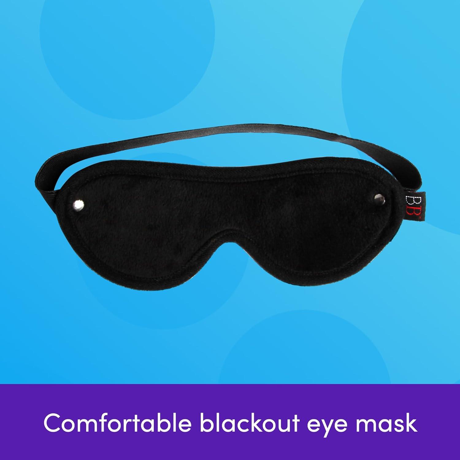 imageLovehoney Bondage Boutique Beginners Soft Blindfold Padded Blackout Eye Mask for Couples Adjustable Elastic Strap amp Plush Lining for Sensory Deprivation BDSM Restraint amp Sexy Role Play