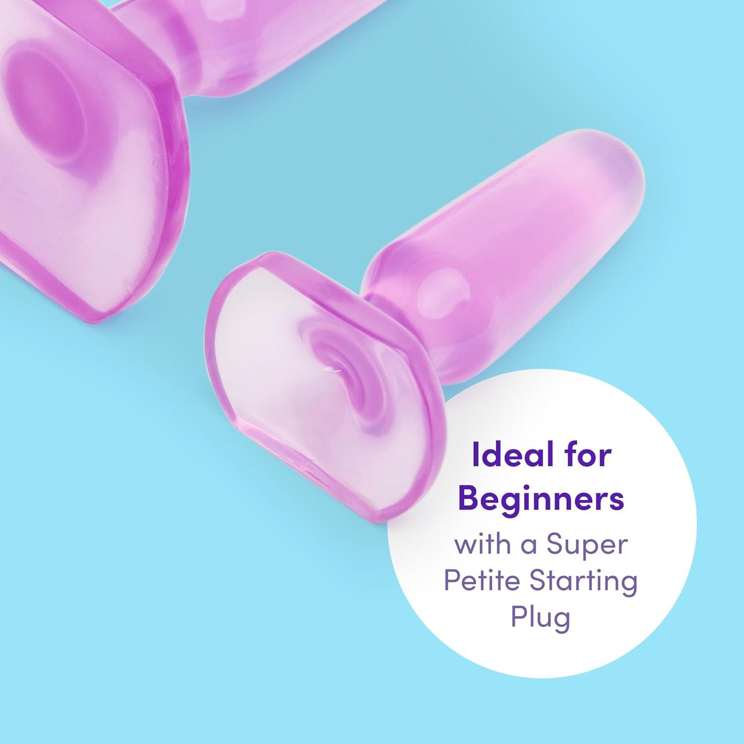 imageLovehoney Butt Plugs 3 Anal Toys for Anal Training Beginner Friendly with Flared Base amp Waterproof Purple