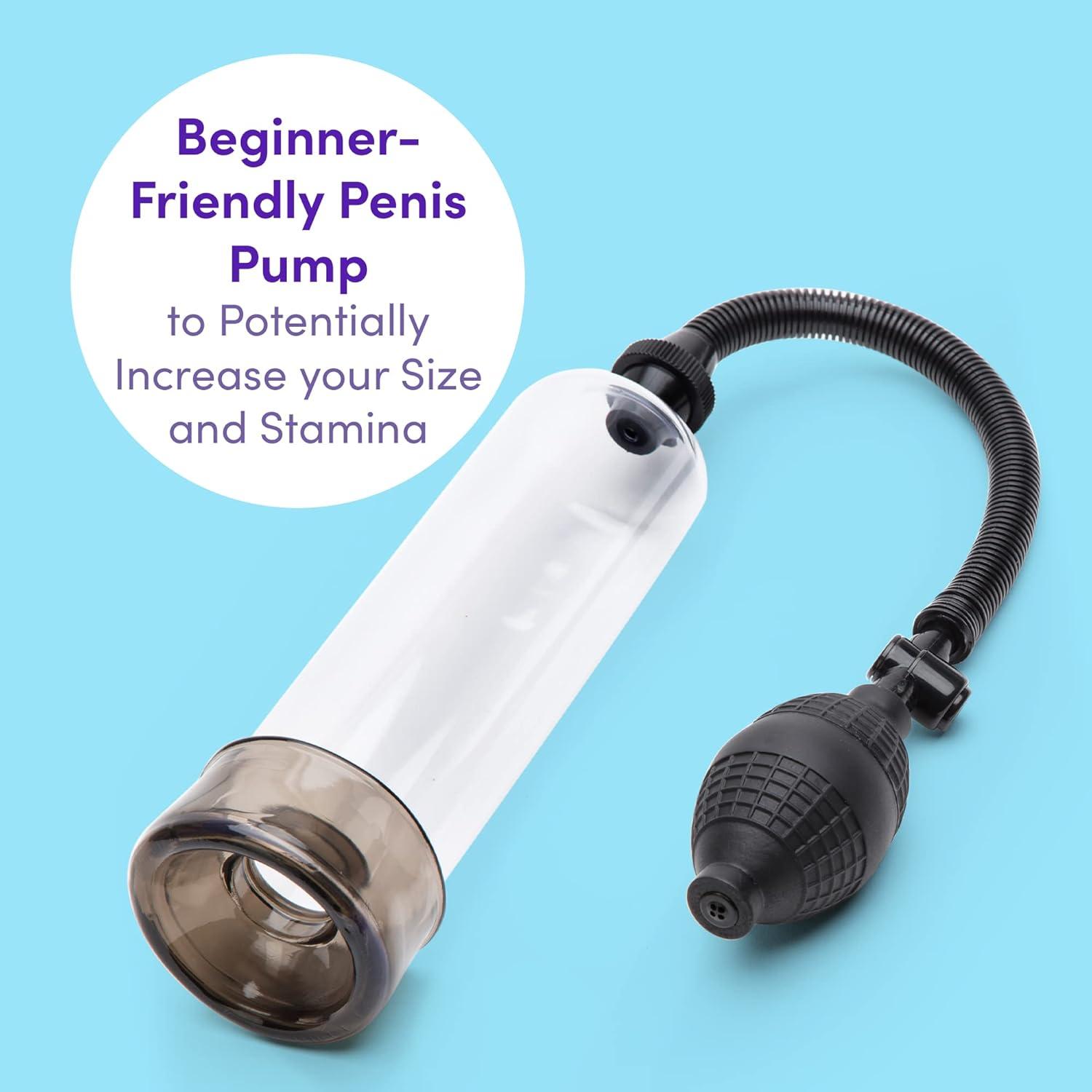 imageLovehoney Classic Male Pump with Easy Grip Bulb Plastic Beginners Friendly