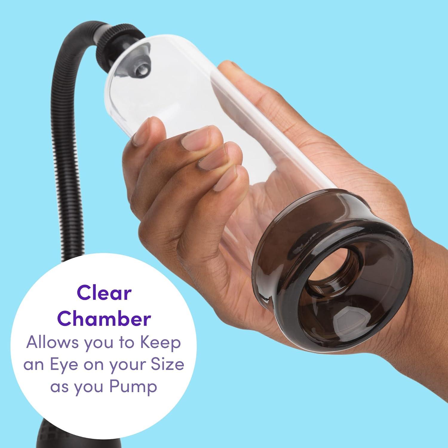 imageLovehoney Classic Male Pump with Easy Grip Bulb Plastic Beginners Friendly