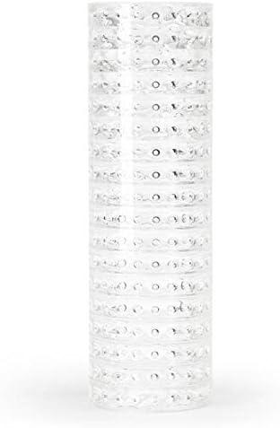 imageLovehoney Clear Textured Male Masturbator Soft Plastic Latex amp Phthalate Free Beginner Friendly