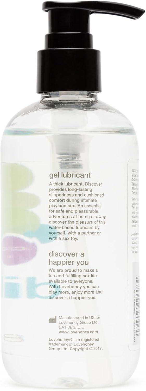 imageLovehoney Discover Water Based Lube Extra Thick Gel Lube 84 fl oz845 Fl Oz Pack of 1