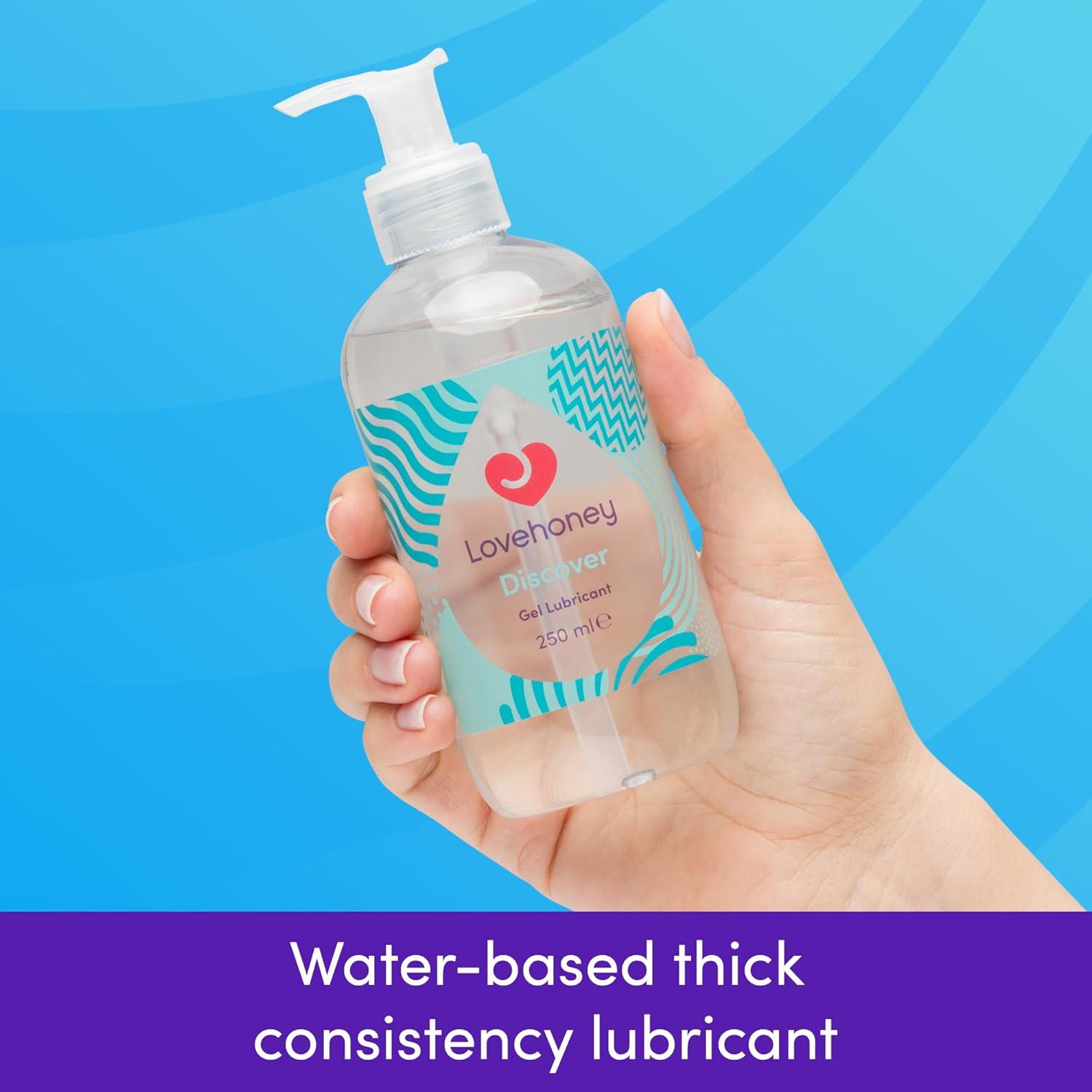 imageLovehoney Discover Water Based Lube Extra Thick Gel Lube 84 fl oz845 Fl Oz Pack of 1