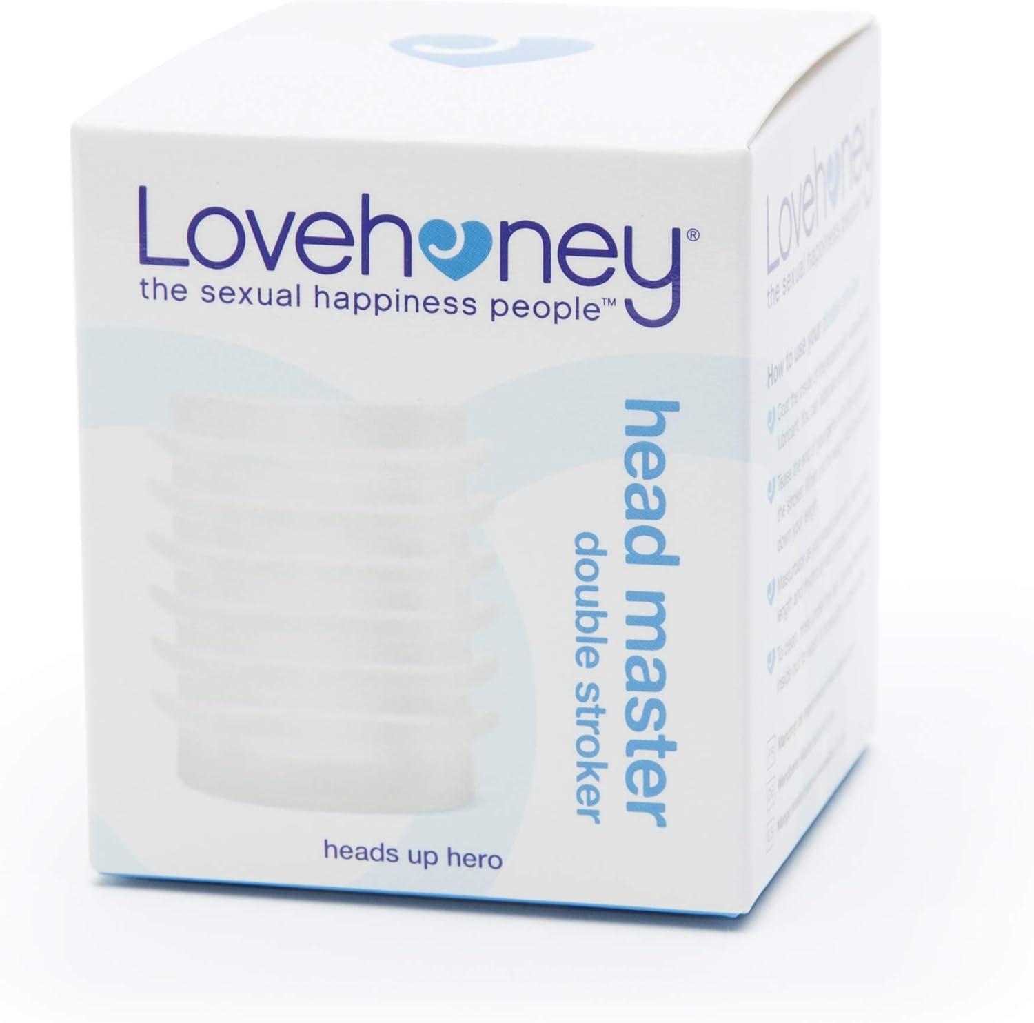 imageLovehoney DoubleTexture Male Stroker Masturbator Adult Toy Stretchy OpenEnded Penis Sleeve Sex Toy for Men with OralStyle Sensations Designed for Solo or Foreplay amp Stamina Training ClearClear