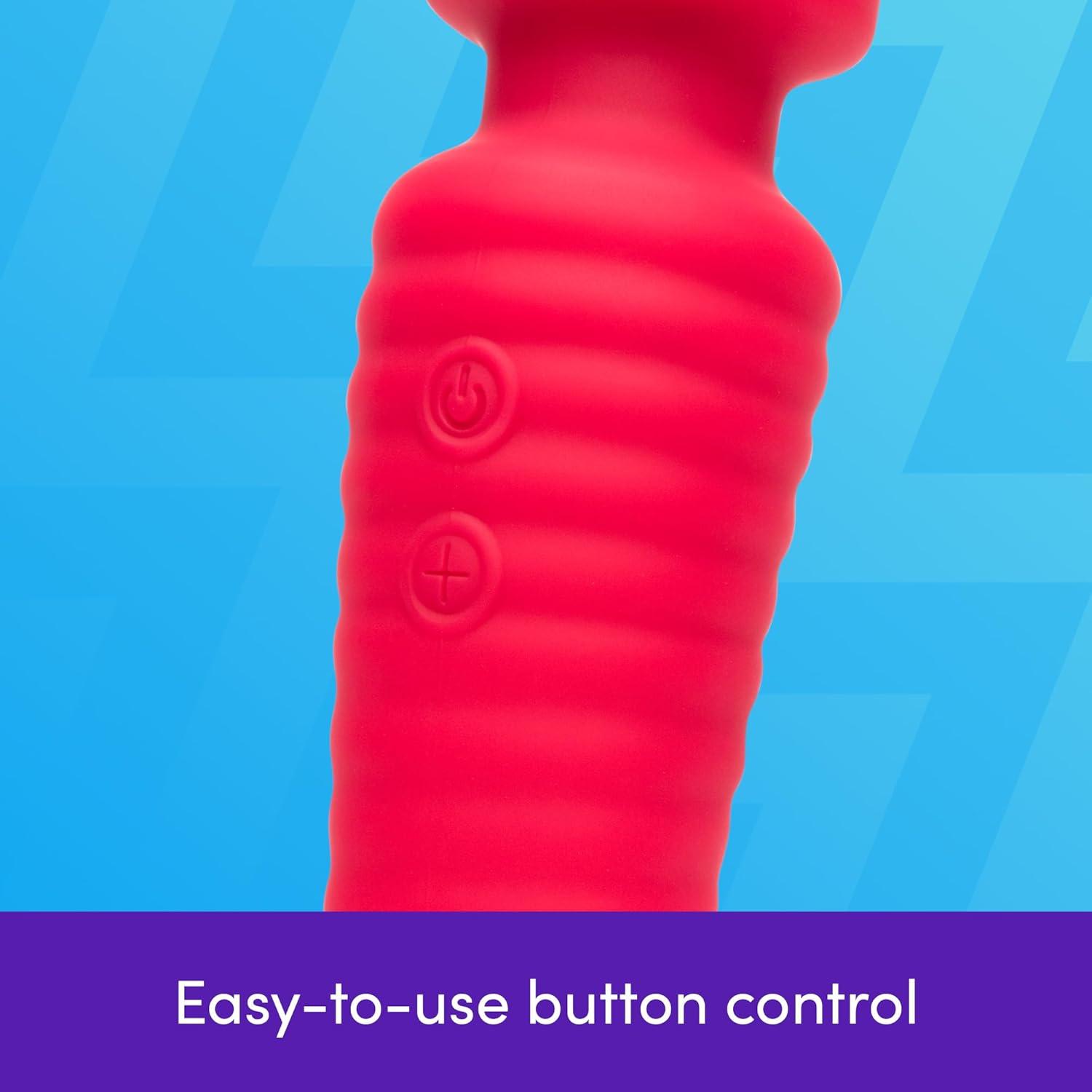 imageLovehoney Dream Wand Vibrator for Women Silicone Mini Vibrator Wand Personal Clitoral amp Body Massager with 11 Vibration Modes Adult Sex Toys amp Games Waterproof Couples Sex Toys RedRed