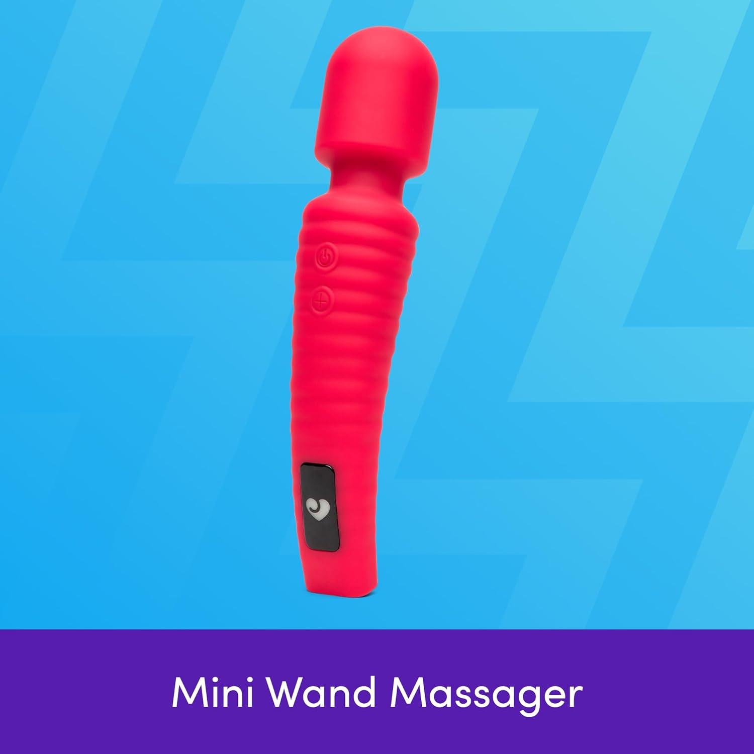 imageLovehoney Dream Wand Vibrator for Women Silicone Mini Vibrator Wand Personal Clitoral amp Body Massager with 11 Vibration Modes Adult Sex Toys amp Games Waterproof Couples Sex Toys RedRed