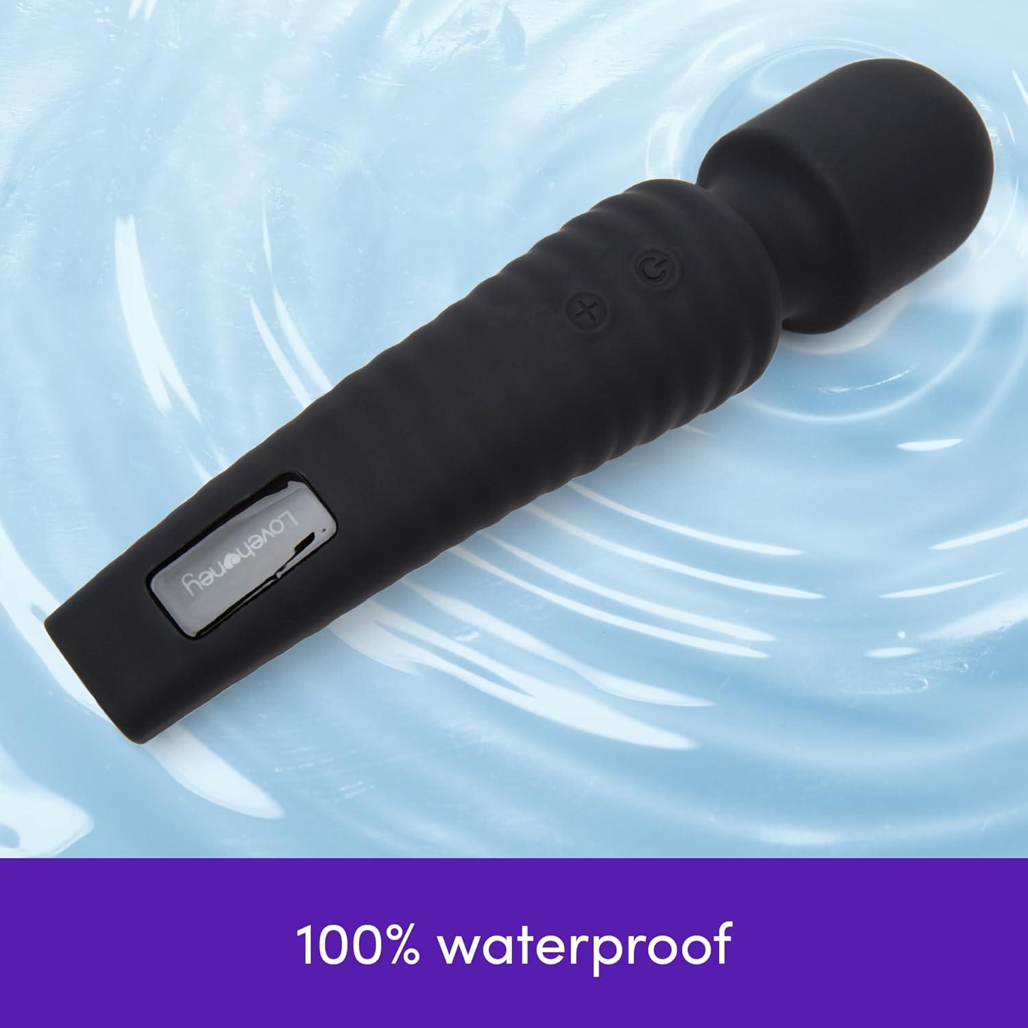imageLovehoney Dream Wand Vibrator for Women Silicone Mini Vibrator Wand Personal Clitoral amp Body Massager with 11 Vibration Modes Adult Sex Toys amp Games Waterproof Couples Sex Toys RedBlack