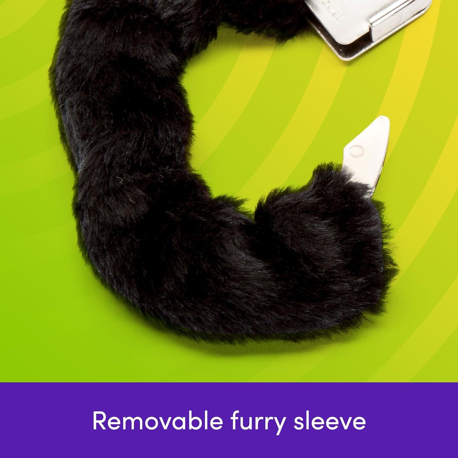 imageLovehoney Fluffy Handcuffs Metal Handcuffs with 2 Keys amp Quick Release Faux Fur Sexy Restraints for Couples Black